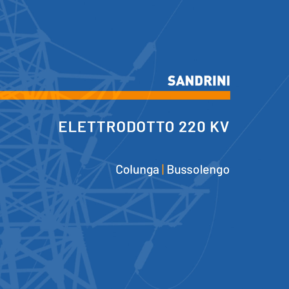 ELETTRODOTTO 220 kV T.22260B3 COLUNGA - BUSSOLENGO